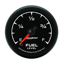 Load image into Gallery viewer, AutoMeter ES 2-1/16in 0-280 ohms Programmable Fuel Level Gauge (5910)