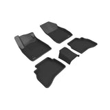 3D Maxpider KAGU Floor Mat, BLACK, 1ST ROW/2ND ROW (L1CH09401509)