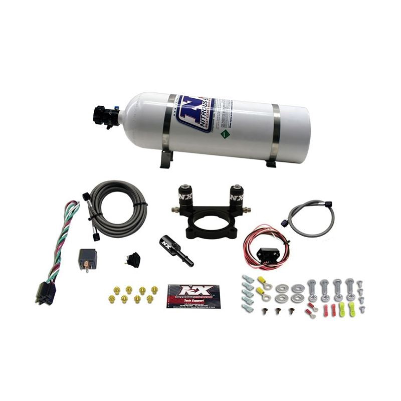 Nitrous Express 2013+ Subaru BRZ Nitrous Plate Kit (35-100HP) w/15lb Bottle (20960-15)