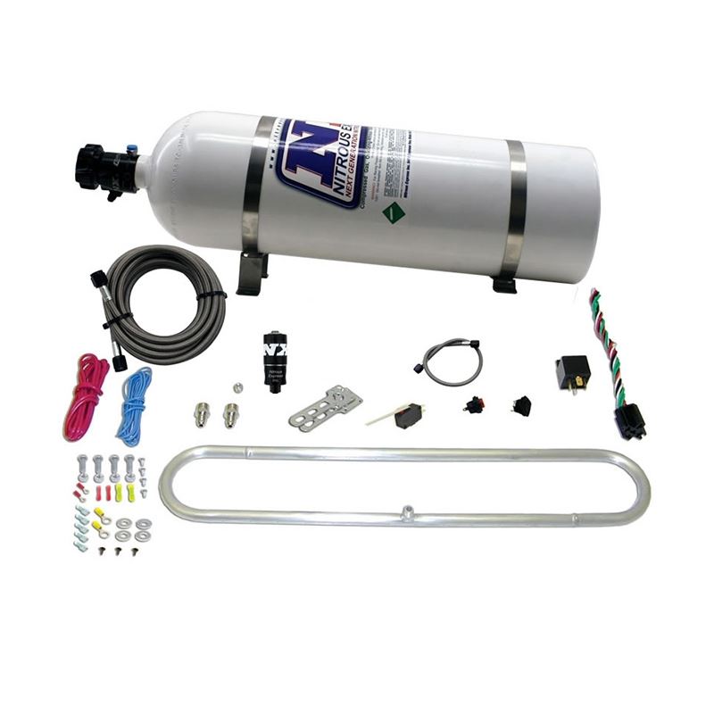 Nitrous Express N-Tercooler System w/15lb Bottle (Remote Mount Solenoid) (20000R-15)