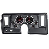 AutoMeter Designer Black 69-76 Nova Dash Kit 6pc Tach / MPH / Fuel / Oil / WTMP / Volt (7024-DB)