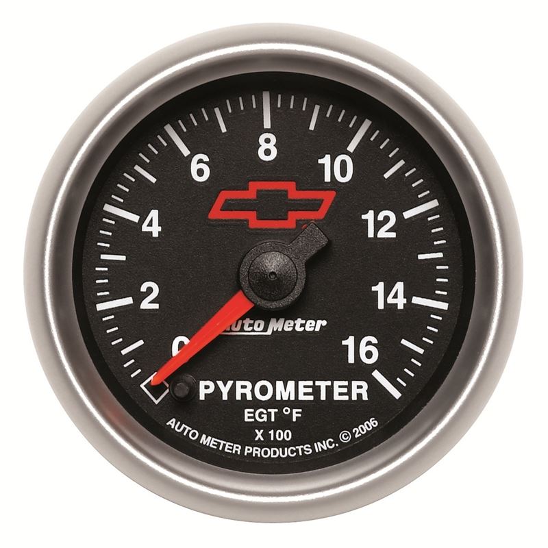 AutoMeter GM Full Sweep Electric 52mm 0-1600 degree F Pyrometer (3644-00406)