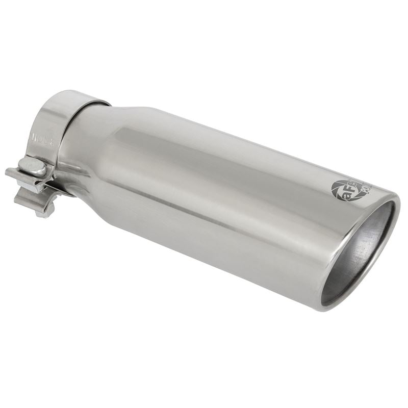 aFe MACH Force-Xp 304 Stainless Steel Clamp-on Exhaust Tip Polished Rear Exit (49T30404-P121)