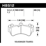 Hawk Performance Performance Ceramic Brake Pads (HB512Z.605)