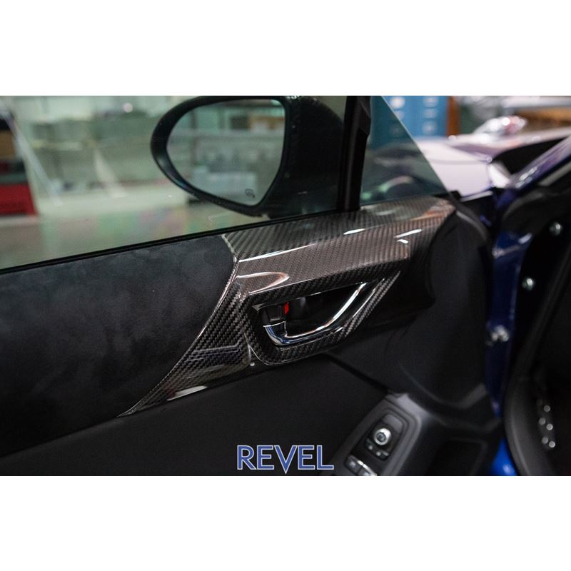 Revel GT Dry Carbon Door Trim Covers 22 Toyota GR86 2 PCS(1TR4GT0CS07)