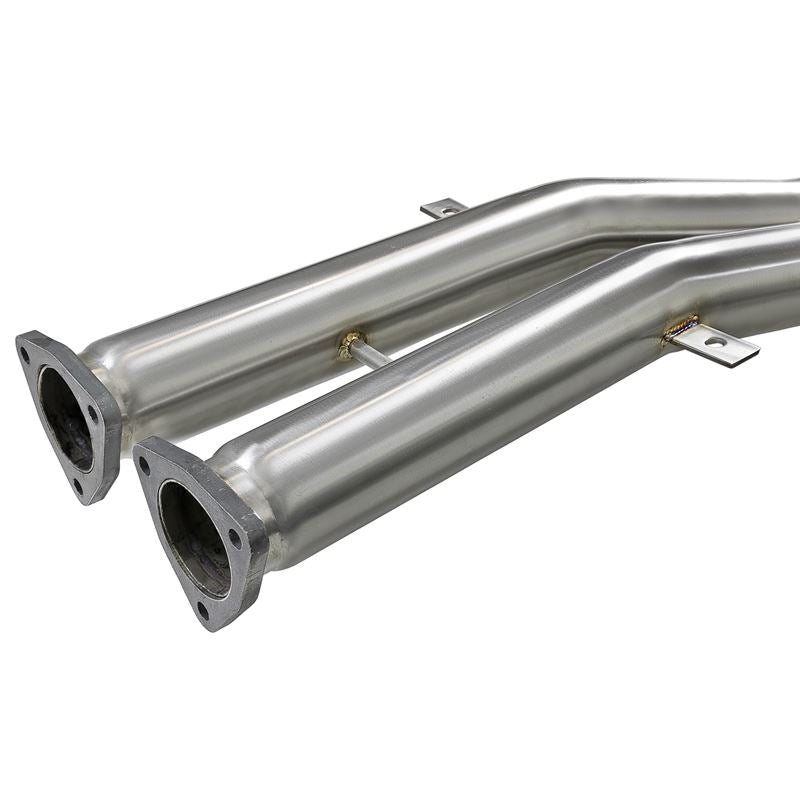 aFe MACH Force-XP 2-1/2 IN 304 Stainless Steel Cat-Back Exhaust System w/ Black Tips (49-36344-B)