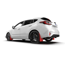 Load image into Gallery viewer, Rally Armor Red Mud Flap/White Logo for 2024 Subaru Impreza (MF105-UR-RD-WH)