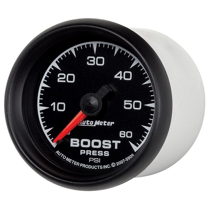 AutoMeter ES 52mm 0-60 PSI Mechanical Boost Gauge (5905)