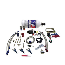 Load image into Gallery viewer, Nitrous Express Three Cyl Piranha Nitrous Kit w/2.5lb Bottle (60033P)