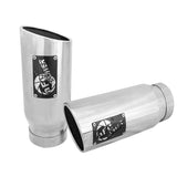 aFe MACH Force-Xp 409 Stainless Steel Clamp-on Exhaust Tip Polished Pair (49T40506-P12)