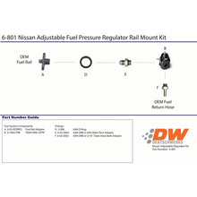 Load image into Gallery viewer, Deatschwerks Nissan Rail Mount Regulator- 01-09 Patrol, Safari, Skyline 89-02 Silvia, 240SX (6-801)