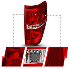 Load image into Gallery viewer, ANZO USA Tail Light Assembly Red/Clear Lens w/o Bulb Pair (311299)