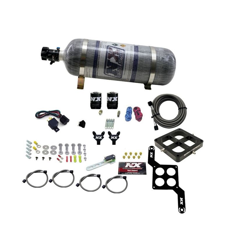 Nitrous Express Dominator Billet Crossbar Pro-Power Nitrous Kit (100-500HP) w/Composite Bottle (60547-12)