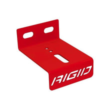 Load image into Gallery viewer, Rigid Industries Slat Wall Light Mounting Bracket, Stainless Steel Red Powder Coat, Single (46559)