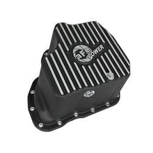 Load image into Gallery viewer, aFe Pro Series Engine Oil Pan Black w/ Machined Fins (46-70332)