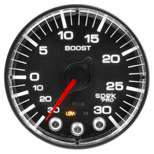 Load image into Gallery viewer, AutoMeter Spek-Pro 52.4mm 30inHG-30PSI Digital Stepper Motor Vac/Boost Gauge (P302328)