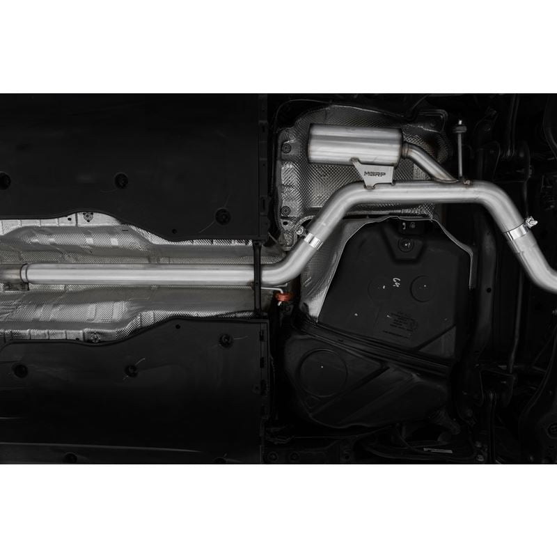 MBRP Exhaust 3in. Cat Back 2.5in Dual Split Rear T304 CF Tip (S46153CF)