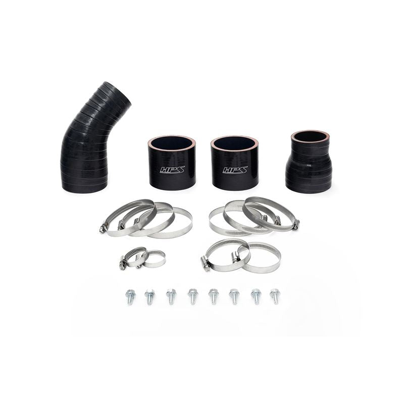 HPS Performance Hot Side Charge Pipe Kit Polished (17-148P)