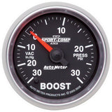 AutoMeter Sport-Comp II 52mm Full Sweep Electronic 30 In Hg-Vac/30 PSI Vacuum/Boost Gauge (3659)