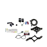 Nitrous Express 4150 Single Entry Crossbar Nitrous Plate Kit RNC (250-750HP) w/o Bottle (63840-00)