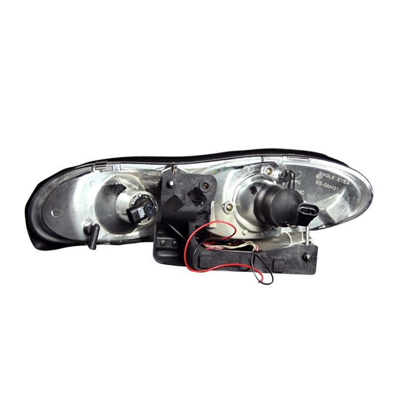 ANZO USA 1998-2002 Chevrolet Camaro Projector Headlights w/ Halo Chrome (121159)