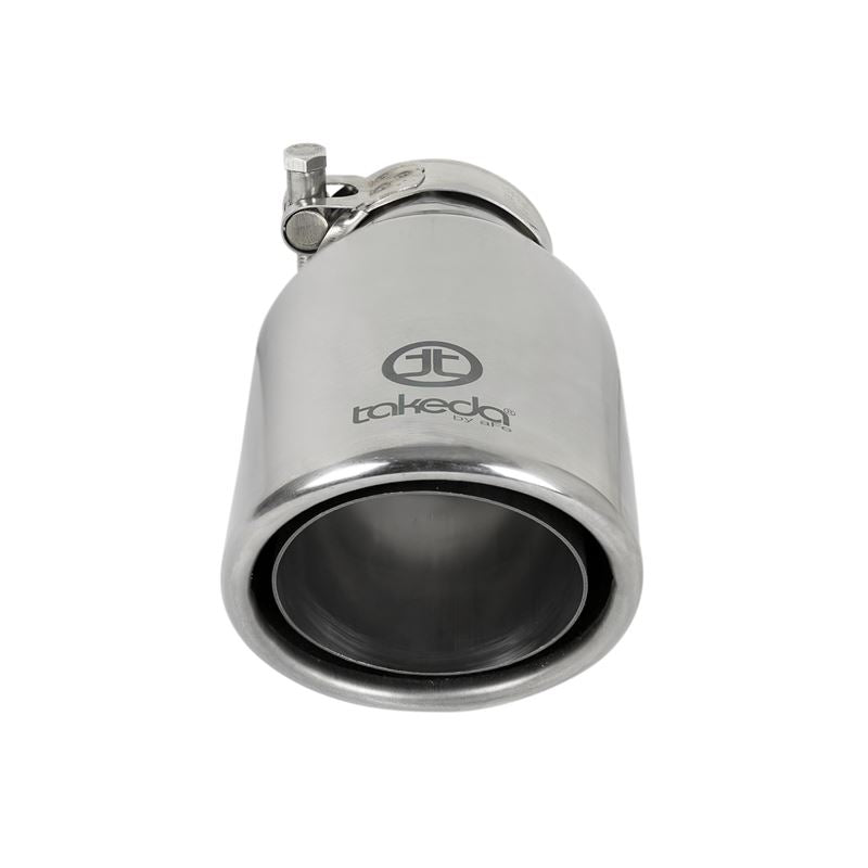 Takeda 304 Stainless Steel Clamp-on Exhaust Tip Polished (49T25404-P08)