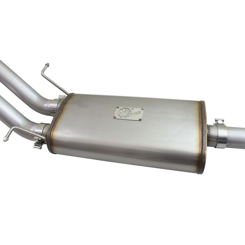 aFe MACH Force-Xp 3 IN 409 Stainless Steel Cat-Back Exhaust System w/Black Tip (49-44057-B)