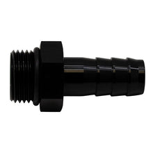 Load image into Gallery viewer, DeatschWerks 8AN ORB Male to 1/2in Male Triple Barb Fitting (Incl O-Ring) - Anodized Matte Black(6-02-0506-B)