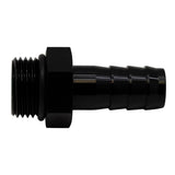 DeatschWerks 8AN ORB Male to 1/2in Male Triple Barb Fitting (Incl O-Ring) - Anodized Matte Black(6-02-0506-B)