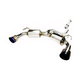 Invidia 2009+ Mitsubishi Evo X Dual N1 Titanium Tip Cat-back Exhaust (HS09MEXGD1ST)