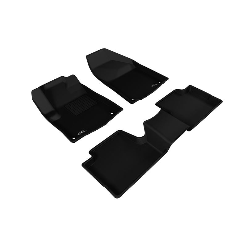 3D Maxpider KAGU Floor Mat, BLACK, 1ST ROW/2ND ROW (L1JP01001509)