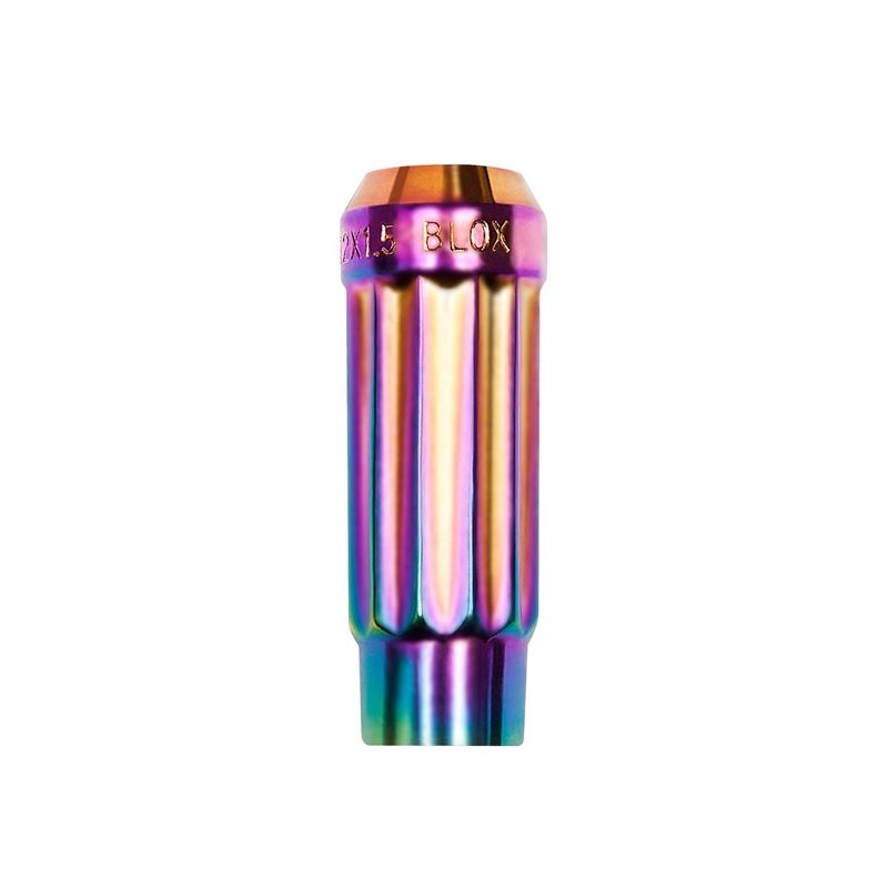 Blox Racing 12-Sided P17 Tuner Lug Nut 12x1.25 - NEO Chrome Steel - Single Piece (BXAC-00143-NEO)