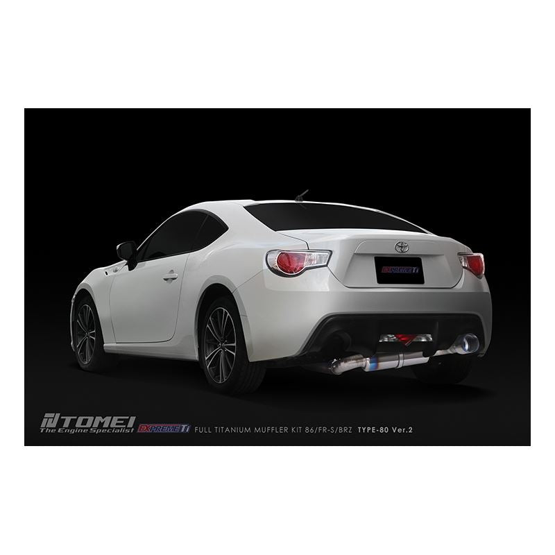 TOMEI FULL TITANIUM MUFFLER KIT EXPREM Ti GR86/BRZ TYPE-80 Ver.2 (TB6090-SB05A)