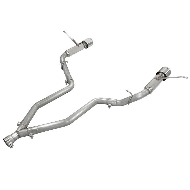 aFe Large Bore-HD 2-1/2in 409 Stainless Steel DPF-Back Exhaust System (49-46234)