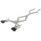 aFe MACH Force-XP 3-1/2 IN 304 Stainless Steel Cat-Back Exhaust w/ Black Tip (49-36342-B)