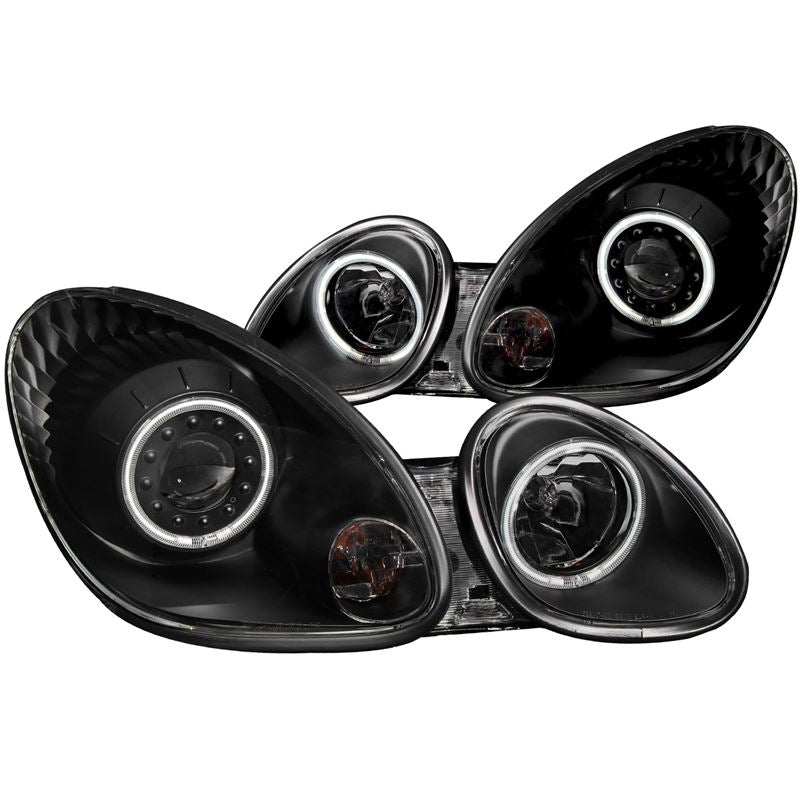 ANZO USA 1998-2005 Lexus Gs300 Projector Headlights w/ Halo Black (121144)