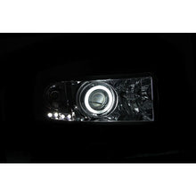 Load image into Gallery viewer, ANZO USA 1994-2001 Dodge Ram Projector Headlights w/ Halo Chrome (111056)