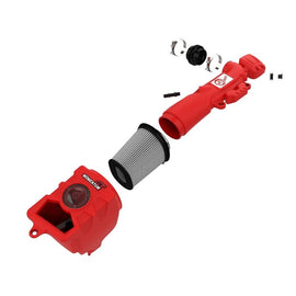 aFe Power Momentum GT Pro DRY S Cold Air Intake System (Red Edition) for 2018+ Jeep Wrangler (JL) V6 3.6L (51-76217-R)