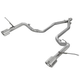 aFe Large Bore-HD 2-1/2in 409 Stainless Steel DPF-Back Exhaust System (49-46235)