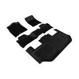 3D Maxpider KAGU Floor Mat, BLACK, 1ST ROW/2ND ROW/3RD ROW (L1GM01501509)