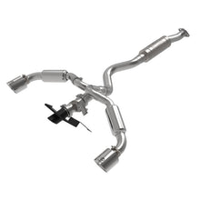 Load image into Gallery viewer, aFe Power Gemini XV 3in to 2-1/2in Cat Back Exhaust w/ Polished Tips for 23-24 Toyota GR Corolla L3 1.6L (t) (49-36067-P)