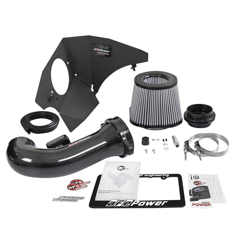 aFe Track Series Stage-2 Carbon Fiber Intake System w/ Pro DRY S Media (57-10005D)