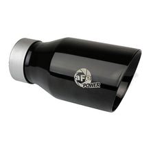 Load image into Gallery viewer, aFe Large Bore-HD 3 IN 304 Stainless Steel DPF-Back Exhaust System w/Black Tip(49-38092-B)