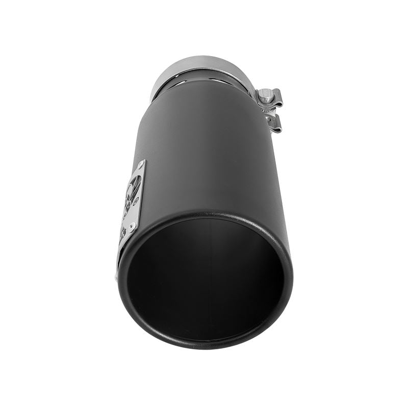 aFe SATURN 4S 409 Stainless Steel Clamp-on Exhaust Tip Black Right Side Exit (49T40501-B122)