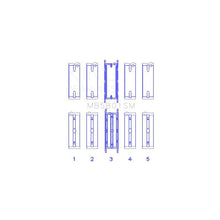 Load image into Gallery viewer, King Engine Bearings Main Bearing Set for 2011-2013 BMW X5 (MB5801SM0.25)