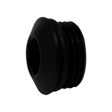 Load image into Gallery viewer, DeatschWerks 10AN ORB Male Plug Low Profile Internal Allen/Hex (Incl O-Ring) - Anodized Matte Black(6-02-0719-B)