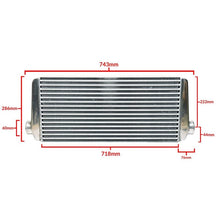 Load image into Gallery viewer, GReddy UNIVERSAL INTERCOOLER SPEC TYPE-24, BOTTOM 60mm INLET/OUTLET (12001411)