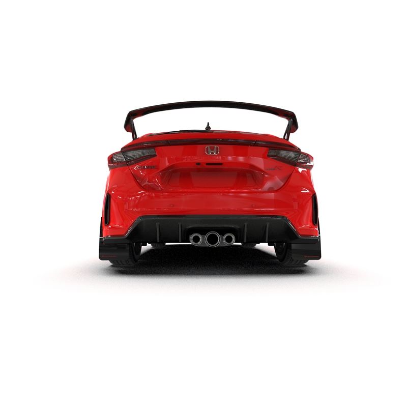 Rally Armor Black Mud Flap/Red Logo for 2023+ Honda Civic Type R (MF97-UR-BLK-RD)