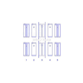 King Engine Bearings Main Bearing Set for 1982-1997 Nissan Sentra (MB5230AM1.0)