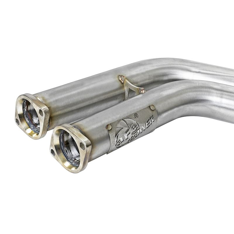 aFe Twisted Steel 2-1/2 IN 304 Stainless Steel Race Series X-Pipe (48-36324)